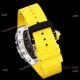 Replica Richard Mille RM 62-01 Tourbillon Watch Yellow Rubber Band Strap (6)_th.jpg